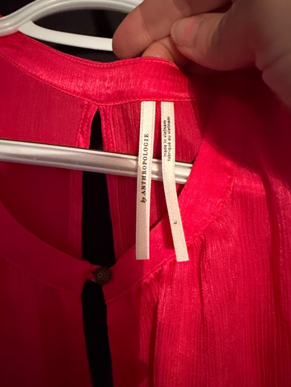 Bright Red Tie-Back Sleeveless Camisole - Picture 3 of 3